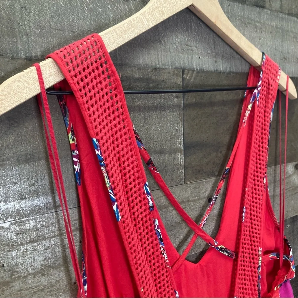 Free People Thought I Was Dreaming Dress in Red - Picture 10 of 16